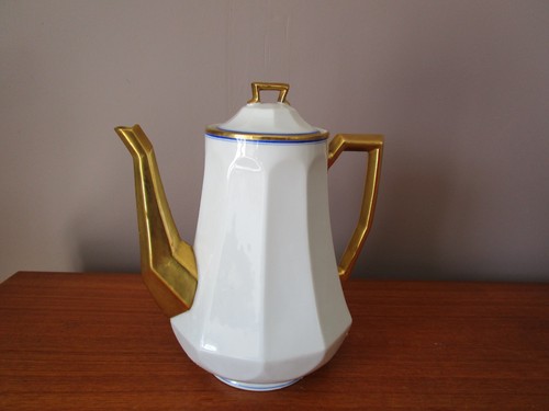 Cafetière facettes blanche - à,