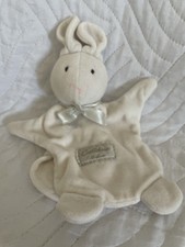Doudou Histoire D Ours Lapin Hase Marionnette Peluche Blanc Calidoux Nature