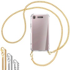 Collier (Chaîne en métal) pour Sony Xperia XZ1 Coque avec cordon Etui Case Couve