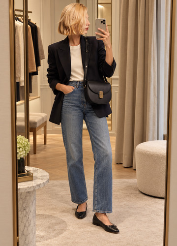 Sac bandoulière sezane claude - bandoulière,