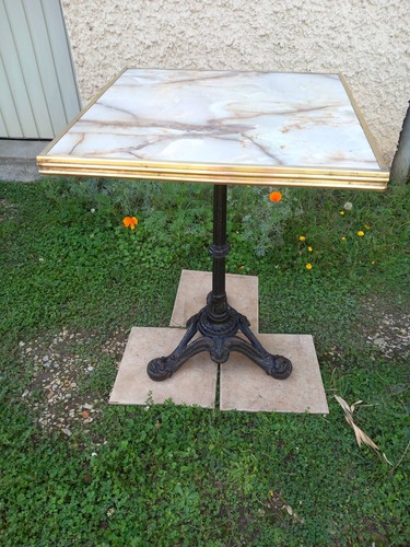 Véritable table bistrot - de,