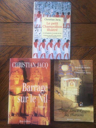 Lot livres égypte - livres,