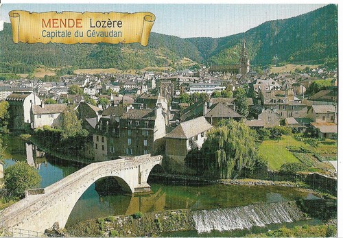 Mende vue aérienne - -, la