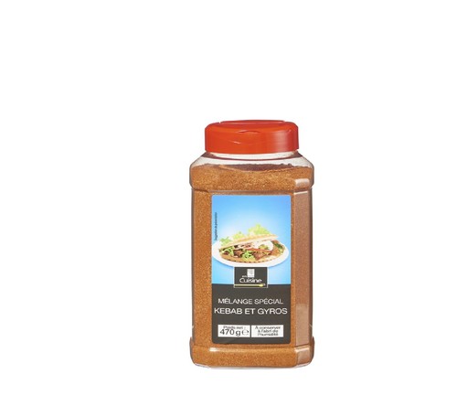 Mélange kebab gyros en - &,