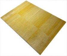 Mangue jaune laine tapis - jaune,