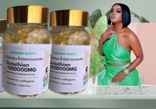 GÉLULES GLUTATHION 1500000MG WHITE VITAMINE C  ECLAIRCISSANTE 100 x 3