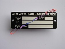 PLAQUE  ATM  ( CR HONDA