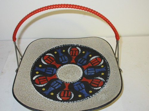 Céramique vintage plat - céramique, 60's