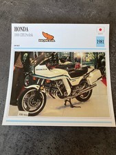 CARTE FICHE MOTO collection ATLAS HONDA 1000 CBX PROLINK