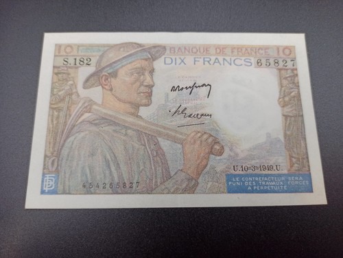 Francs mineur - francs, (10-3-1949)