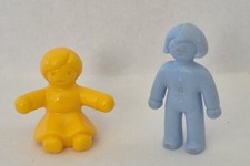 PLAYMOBIL 2 POUPEES JAUNE ET