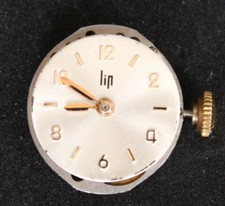 Mouvement de montre mécanique ancienne LIP  semble fonctionner - F02-01