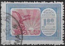 Timbre Argentine PA18 o -