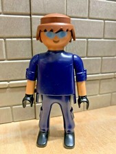 PLAYMOBIL Personnage Policier Gendarme Pompier 44A - pour CUSTOM RARE VINTAGE