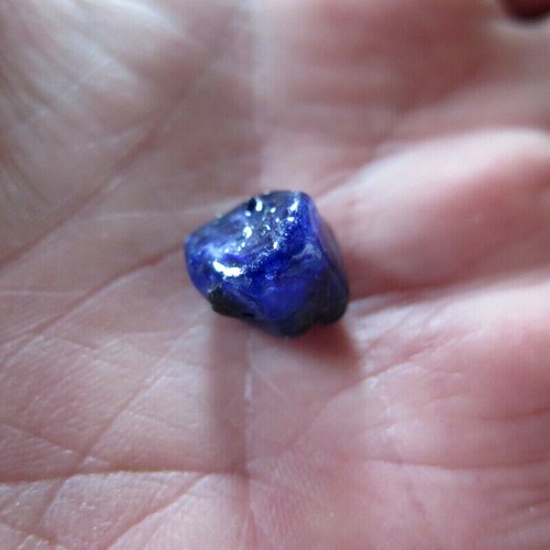 Saphir bleu naturel brut - ,