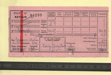 billet de train septembre 1939