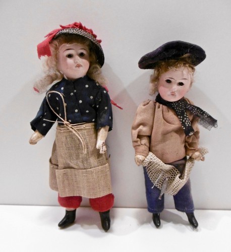 Poupée anciennes couple - -, de