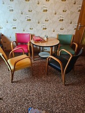 4 fauteuils signés Steiner collection Bow-Wood 1950