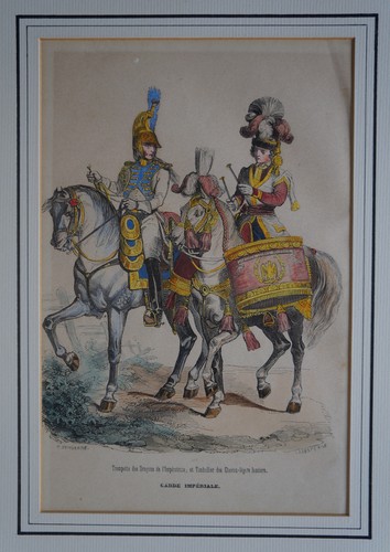 Gravure rehaussé 1er - rehaussé,
