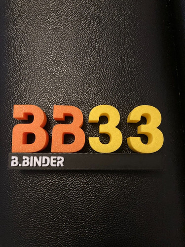 Logo moto brad binder - brad, 3d