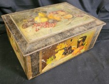 ANCIENNE BOITE TÔLE LITHOGRAPHIÉE DE CARAMELS MOLIÉ &Cie --VINTAGE sans Clé 