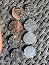8 pièces De 5 francs