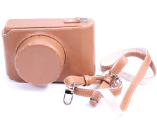 Étui en cuir marron Leica