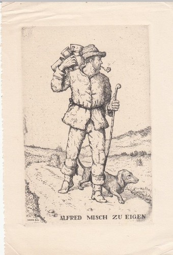 Exlibris livre art martin - martin, e