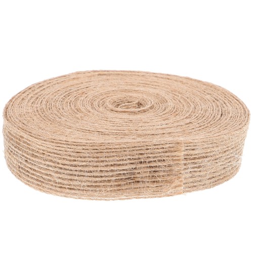 Ruban toile jute naturelle - jute,