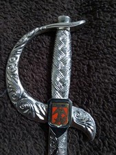 Coupe papier métal, épée