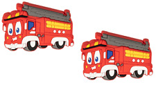 2x Bouton de Meuble Pompiers