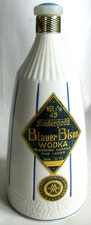 ANCIENNE BOUTEILLE VIDE VODKA WODKA BLAUER BISON LAUTERGOLD 45° 1976 MM LEIPZIGE
