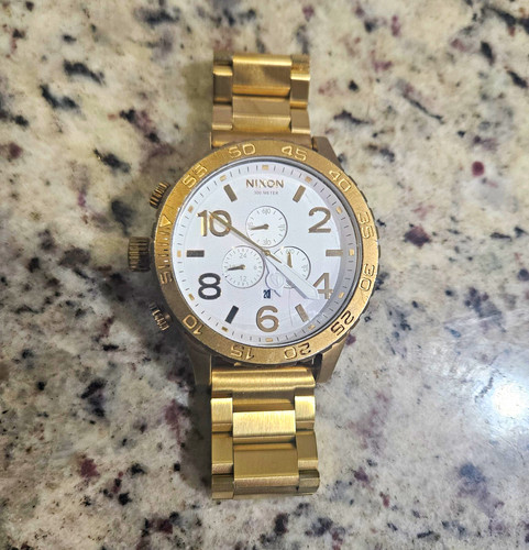 Nixon gold with white - nixon,