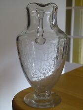 BACCARAT ANCIEN BROC PICHET CRUCHE PITCHER CRISTAL MODELE  MICHELANGELO signée