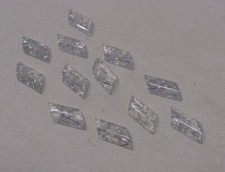 Lot de 12 Boutons anciens en lucite - Mercerie vintage