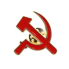 Pin's Vintage Faucille et Marteau - en Acier - Soviétique - 1980