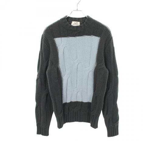 Pull tricoté hermes laine - pull,