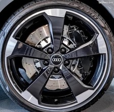 4 jantes alu neuves type AUDI ROTOR 19" BLACK polish A3 A4 A5 A6 A7 Q5 Q3 Q2 A1