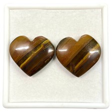 2 Pièces Naturel Tigre Eye