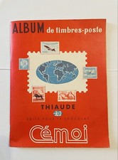 ALBUM TIMBRE POSTE THIAUDE édité pour le CHOCOLAT CEMOI Année 60