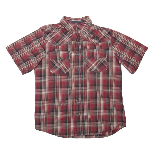 Chemise rouge carreaux - chemise,