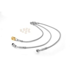 Brake Hose Kit, Stainless Steel, Disc; 93-98 Jeep Grand Cherokee ZJ