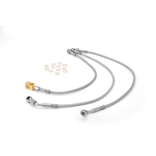 Brake hose kit stainless - hose, kit,