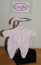 🤡Vetement COROLLE 20 Cm Combinaison Pijama Rose Coeurs Poupon Poupée