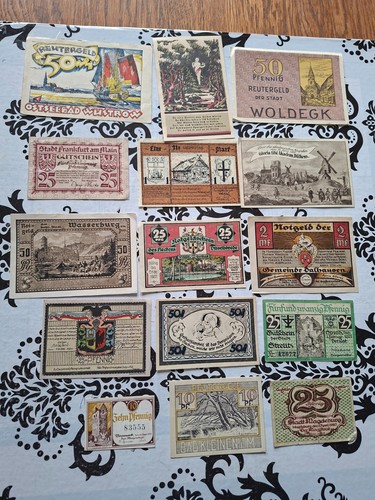 Allemagne 15 notgeld - -,