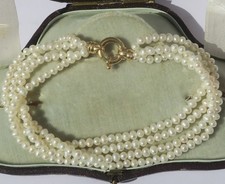 Bracelet 4 rangs perles de