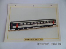 Carte fiche train voiture - carte,