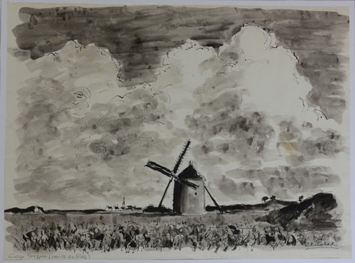Pierre zenobel dessin encre - pierre,
