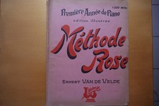 Méthode rose , 1iere année de piano  , Van de velde edition illustrée