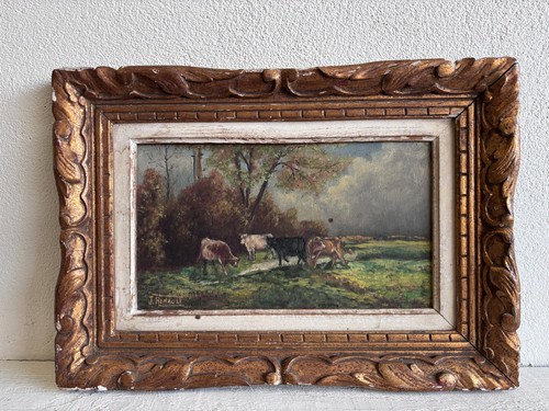 Tableau huile sur panneau